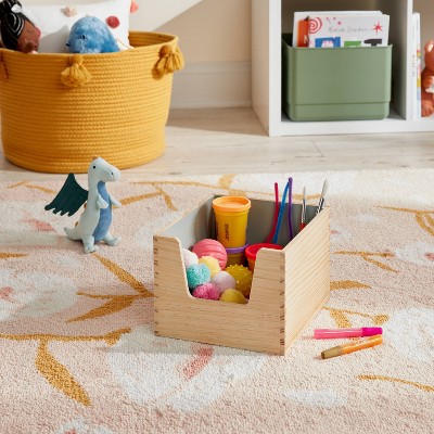 Small Stackable Kids&#39; Storage Wood Bin - Pillowfort&#8482;