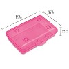 Sterilite Flat Top Pencil Box - 2 of 4