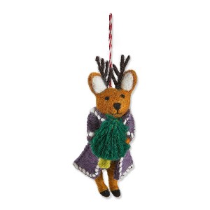 tagltd Reindeer W/ Tree Ornament - 1 of 1
