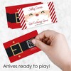 Christmas game Scratch Off Cards Christmas Party Game scratch tag Pink  Santa Scratch off game Christmas childrens game Santa Claus 12 Precut