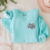 Simply Sage Market Embroidered Fall Babe Stars Lightweight Garment Dyed Sweatshirt - 3 of 4