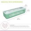 Melii 4 Compartment Snackle - Mint - 2 of 4