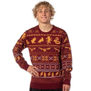Seven Times Six Men's Christmas Holiday Ugly Sweater Knit Pullover - 1 of 4