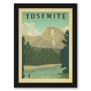Americanflat Vintage Botanical Asa Np Yosemite By Anderson Design Group Framed Print