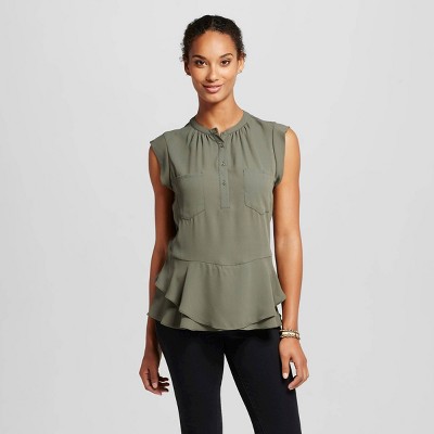 peplum tops target
