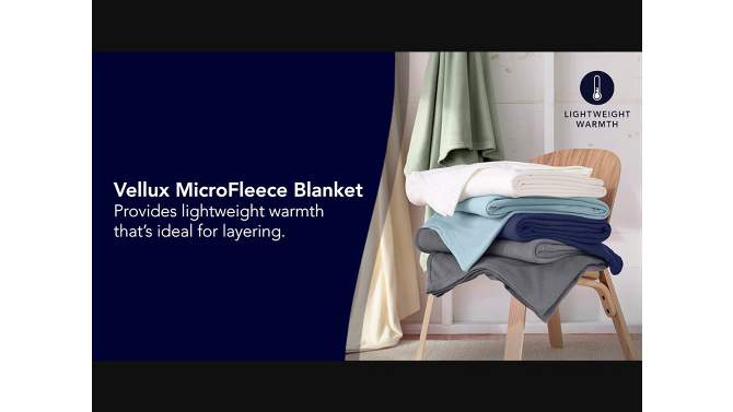 Micro Fleece Bed Blanket - Vellux, 5 of 6, play video