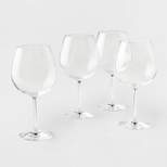 4pk Geneva Crystal 27.1oz Wine Glasses Red - Threshold Signature™