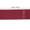 Unique Bargains Table Runner 108.27"L x 11.81"W Wine Red 1 Pc - image 4 of 4