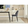 Swivel Bar Stools Set, Upholstered Barstools with Sturdy Metal Base, for Kitchen, Dining Room, Home Bar - 3 of 4