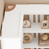 Bookshelf, Corner Bookcase, 72.8 inches, Wood, 5-Tier Corner Bookshelf Storage Rack for Office and Bedroom - 3 of 4