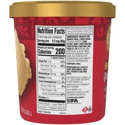 Kemps New York Vanilla Premium Ice Cream - 48oz