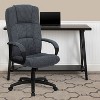 Emma and Oliver High Back Fabric Executive Swivel Office Chair with Arms - 2 of 4