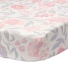 Bedtime Originals Lavender Floral 3-Piece Baby Crib Bedding Set - Pink/Purple - 4 of 4
