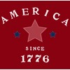 Juniors Womens Lost Gods Fourth of July American Since 1776 Racerback Tank Top - 2 of 4