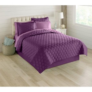 BrylaneHome BH Studio Reversible Quilt - 1 of 4