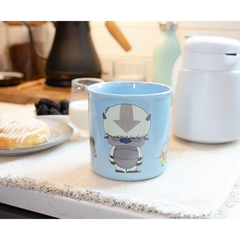 Silver Buffalo Avatar: The Last Airbender Chibi Character Ceramic Camper Mug | Holds 20 Ounces, 5 of 7