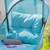 Barton Outdoor Patio Canopy Hanging Egg Chair Collapsible Egg Chair Seat - 3 of 4