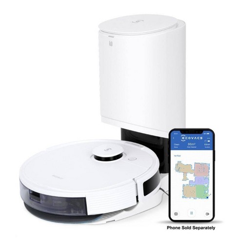 Ecovacs DEEBOT N8+ Laser Mapping Vacuuming and Mopping Robot with Self Empty - White - image 1 of 4