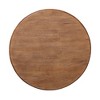 29.9" Dining Tables Laughlin Round Top Pedestal Distressed Oak - International Concepts: Hardwood, 2-Seater - 4 of 4