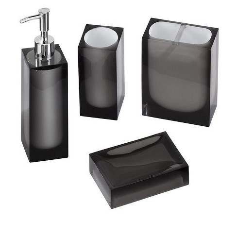 OXO Bathroom Hardware Set, Gray