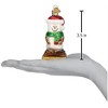 Old World Christmas Glass Blown Ornament for Christmas Tree, S'Mores Snowman - 4 of 4