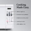 Farberware 1000-Watt 1.1 Cu. Ft. Countertop Microwave Oven With LED Lighting and Child Lock, White - 3 of 4