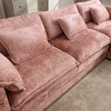 112" Chenille L-Shaped Cloud Sectional Sofa with Removable Ottoman - 3 of 4