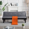 CAVINAS 62.99" Futon Couch Sofa - Convertible Sofa Bed with Comfortable Upholstery, Space-Saving Practical Furniture for Living Room, Bedroom - 4 of 4