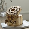 ROBOTIME Puzzle Box 3D Wooden Puzzle Model Kits, Beige, 4.9"*4"*3.4" - 3 of 4