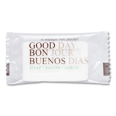 Good Day Amenity Bar Soap, Pleasant Scent, # 1/2, Individually Wrapped Bar, 1,000/Carton