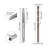 Unique Bargains Cobalt High Speed Steel Straight Flute Twist Drill Bit Tap and Bit Set - 2 of 3
