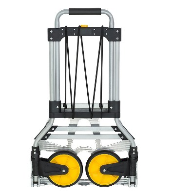 Heavy-Duty Folding Hand Truck with Telescoping Handle and Strap