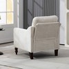 Vynxaria Comfy Chenille Chair with USB Port & Ergonomic Design for Living Room - 3 of 4