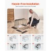 Large Hamster Cage, 3-Tier Guinea Pig Cage with Running Wheel, Water Bottle, Food Bowl, Ramps, Portable Small Animal Cage - 4 of 4