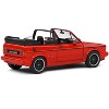 1992 Volkswagen Golf 1 Cabriolet Sportline Tornado Red 1/43 Diecast Model Car by Solido - 3 of 4