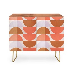 ThirtyOne Illustrations Plum and Tangerine Credenza - Deny Designs - 1 of 2