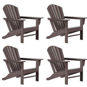 WestinTrends Dylan HDPE Outdoor Patio Adirondack Chair (Set of 4) - 1 of 4