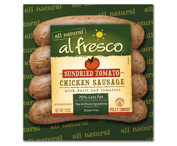 Al Fresco Sundried Tomato Chicken Sausage - 4ct/12oz