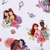 Disney Princesses Courage and Kindness Pink, Blue, and White Deluxe Easy Fold Toddler Nap Ma - 3 of 4