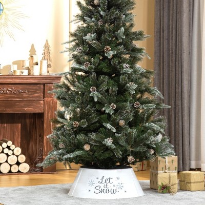 Whisen Christmas Tree Collar, Steel Tree Ring Skirt, Home Xmas Decoration for Christmas Tree