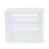 Gracious Living Clear Mini 3 Drawer Desk and Office Organizer for Storing Cosmetics, Arts, Crafts, and Stationery Items - 3 of 4