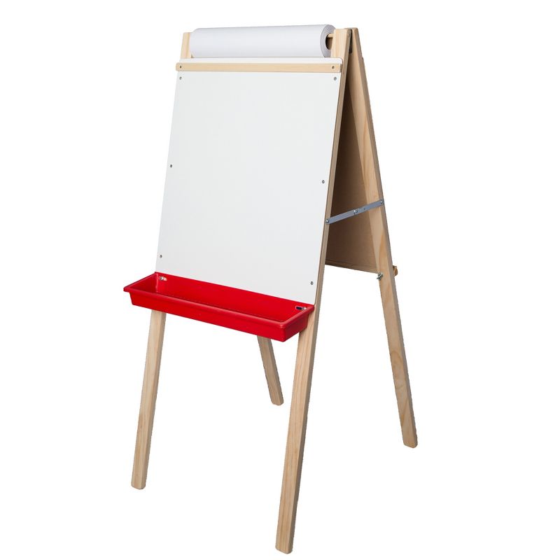 Crestline Products Child's Deluxe Double Easel, Green Chalkboard/Dry Erase Board, 44" T x 19" W, 3 of 6