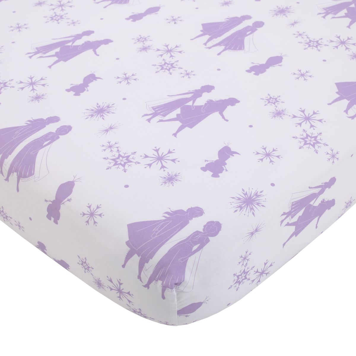 Disney Frozen 2 Lavender, Light Blue and Purple Forest Spirit 4 Piece Toddler Bed Set - thumbnail 3