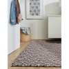 Unique Loom Felt Ball Collection Area Rug - Cloud - 3 of 4