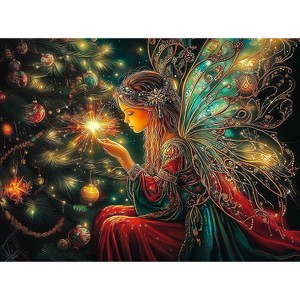 Sunsout Christmas Fairy 1000 pc Christmas Jigsaw Puzzle 77210 - 1 of 4
