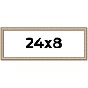 PosterPalooza | Panoramic Minimalist Silver Picture Frame - UV Acrylic, Foam Board Backing, Hanging Hardware - 2 of 4