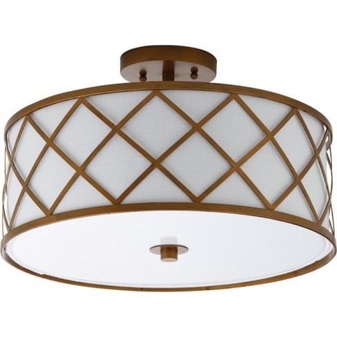 Elizabeth Metal Led Flush Mount Ceiling Light Jonathan Y Target