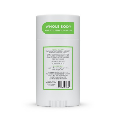 Native Whole Body Deodorant Stick - Cucumber &#38; Mint - Aluminum Free - 2.3oz
