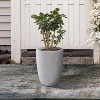 Rosemead Home & Garden Concrete Outdoor Planter Pot Cement Gray 13.78"x13.78"x18.11" - 2 of 4