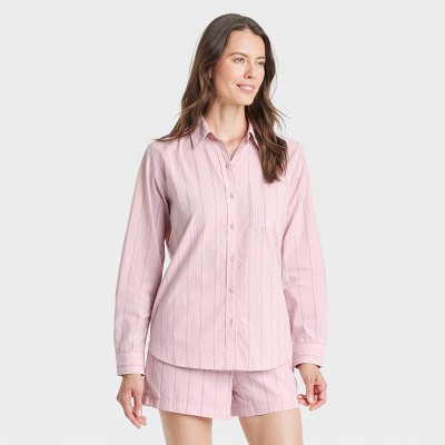 Women's Long Sleeve Collared Button-Down Shirt - Universal Thread™